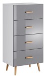 [ARCHIWUM] Komoda na nóżkach z szufladami 118 cm BRILLO