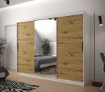 [ARCHIWUM] Szafa trzydrzwiowa z lustrem duża 250 cm JOLY do przedpokoju