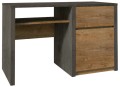 Biurko z szafką i szufladą MONTANA B1- dąb lefkas/ smooth grey.