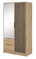 Szafa dwudrzwiowa NELI 105 cm z lustrem.
