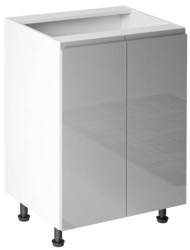 Szafka dolna ASPER D60 szary połysk.