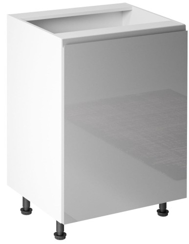 Szafka dolna ASPEN D60 P/L- SZARY POŁYSK.