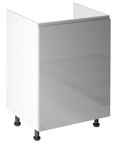 Szafka do kuchni D60Z - szary połysk.