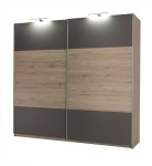 Szafa przesuwna DION (225cm) (LED)