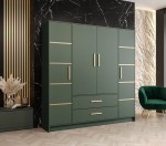 [ARCHIWUM] Szafa do przedpokoju z lustrami 201 cm BERLI glamour