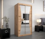 Szafa z lustrem 100 cm MONICO do przedpokoju