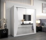 Szafa lustrzana przesuwna 180 cm MONICO do garderoby