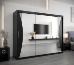 Szafa przesuwna z lustrem 250 cm MONICO do garderoby