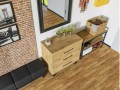 Komoda industrialna REMI Dąb Artisan