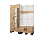 Garderoba z siedziskiem tapicerowanym MARTIS 1 do przedpokoju