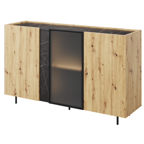 Komoda 150 cm modna. nowoczesna do pokoju dziennego MARMO MR-06.