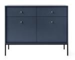 Komoda MONA 104 cm granat 