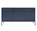 Komoda szeroka Mona granat front