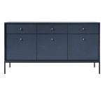 Komoda szeroka MONA granat  154 cm 