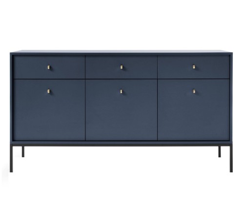 Komoda szeroka Mona granat front