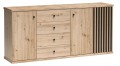 Komoda szeroka do salonu i sypialni z lamelami CALI 20.