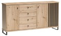 Komoda szeroka do salonu i sypialni z lamelami CALI 20.