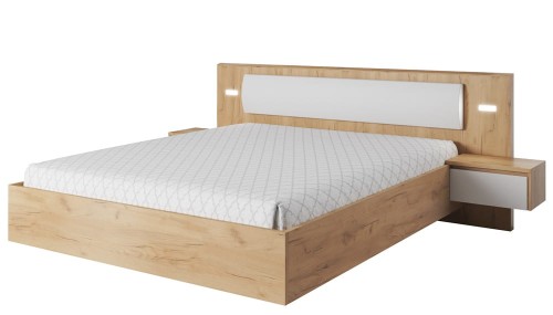 Łóżko ze stolikami nocnymi 160x200 OLEX