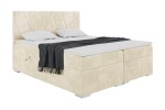 Modne, dwuosobowe łóżko typu boxspring LARI