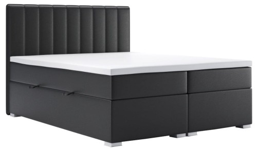 Łóżko boxspring z przeszywanym zagłówkiem RALI Madryt 9100.