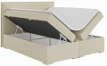 Łóżko typu boxspring z tapicerowanym zagłówkiem KARI Faro18.