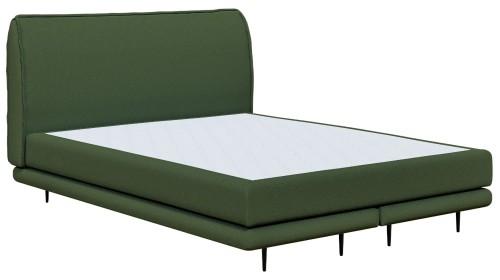 Łóżko do sypialni na metalowych nóżkach ROSTI - Braid 3019.