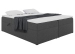 Łóżko typu boxspring LIONEL bez zagłówka z pojemnikiem