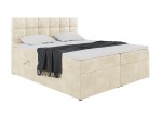 Łóżko kontynentalne boxspring pikowane TAPO 2