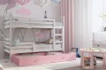Biel / Różowa Szuflada, Łóżko piętrowe Jarek 160x80, Pokój dziecięcy