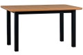 Stół Enus CZARNY BLAT DĄB NAT.