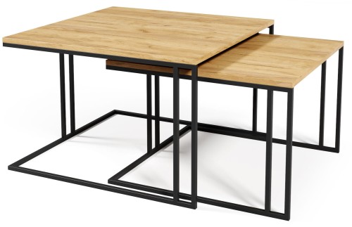 Ława 2w1 loft ASTER lancelot czarna podstawa.