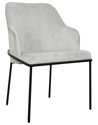 Krzesło nowoczesne na metalowych nóżkach  Lungi.