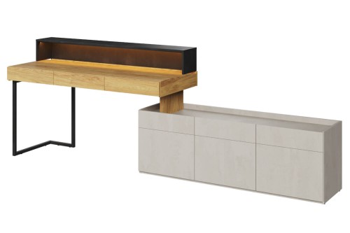 Set mebli do pokoju dziecka TEEN FLEX TFS13A- front.