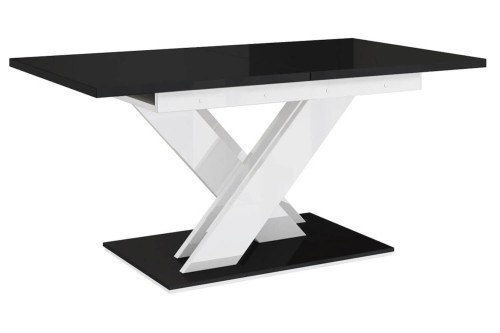 bonx czarny biały stół złożony.