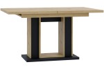 Stół rozkładany do jadalni 140 - 180 cm FORSET czarny / artisan
