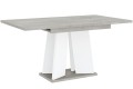 Stół Mufi beton biały - rozłożony.