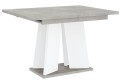 Stół Mufi beton biały - złożony.