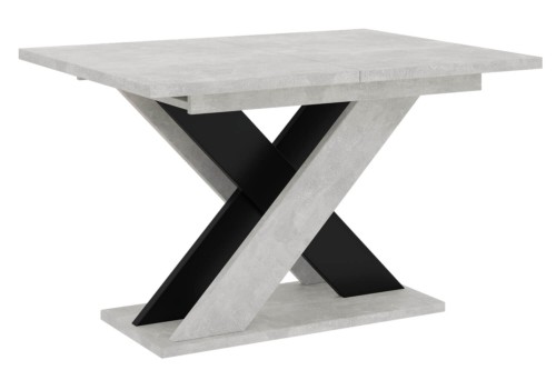 Stół KAO beton k350- czarny mat- złożony.