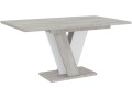 Stół VINI beton-biały mat-rozłożony.