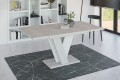 Stół jadalniany VINI beton-biały mat-rozłożony.