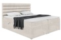 Karim boxspring beżowy- zamknięty.