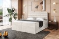 Karim łóżko boxspring beżowy- zamknięty do sypialni.