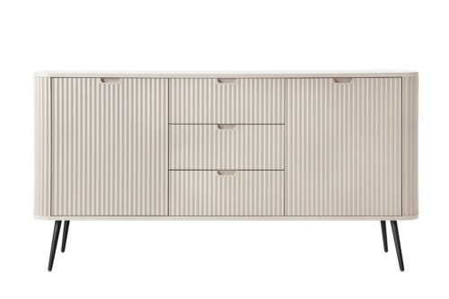 Komoda szeroka OVO front czarny