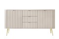 Komoda szeroka OVO front złoty