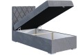 Łóżko pojedyncze boxspring ROY-otwarte.