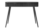 Toaletka czarna z zaokrągonymi krawędziami OVO 103 cm  