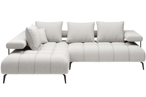 Wymiary narożnika Magnetic L do salonu-front.