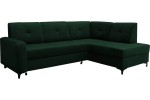 Narożnik zielony rozkładany SANDI  