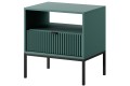 Stolik nocny NOVI labrador green  czarny czarny