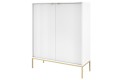 Komoda wysoka Novi profil złote nogi